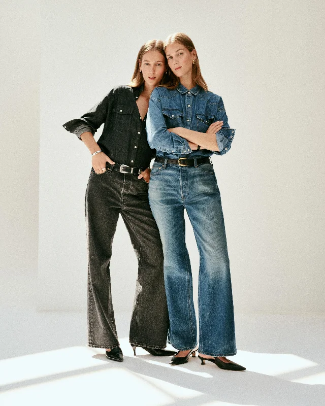 Alek Relaxed Wide Leg Jean Comfortable Full-Length Denim Jeans