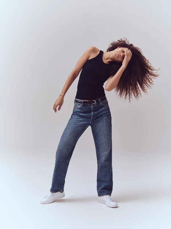 Bev Relaxed Jean Stylish Plus Size Denim Jeans