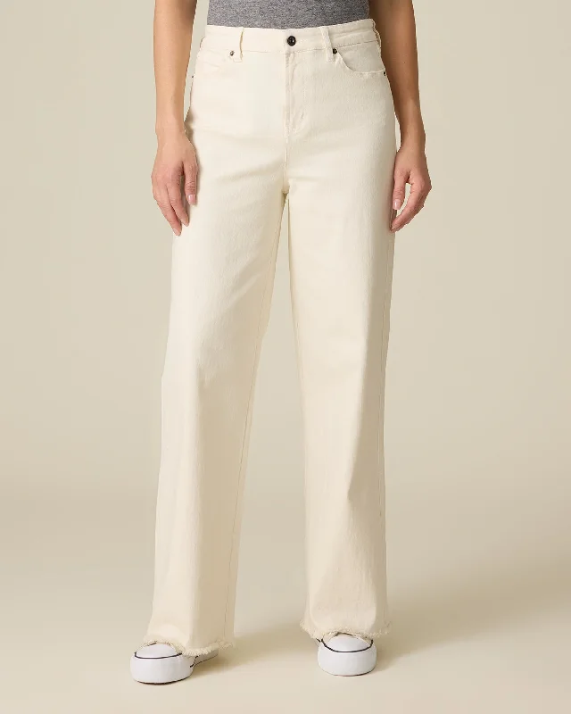 BLAKE HIGH-RISE WIDE-LEG JEAN Comfortable Full-Length Denim Jeans