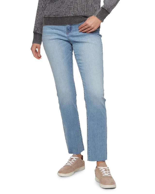 BLYTHE MID RISE JEAN Comfortable Straight-Legged Denim