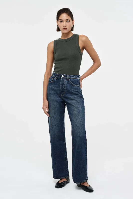COCO RELAXED ATHENA JEAN Elegant Bootcut Fit Jeans