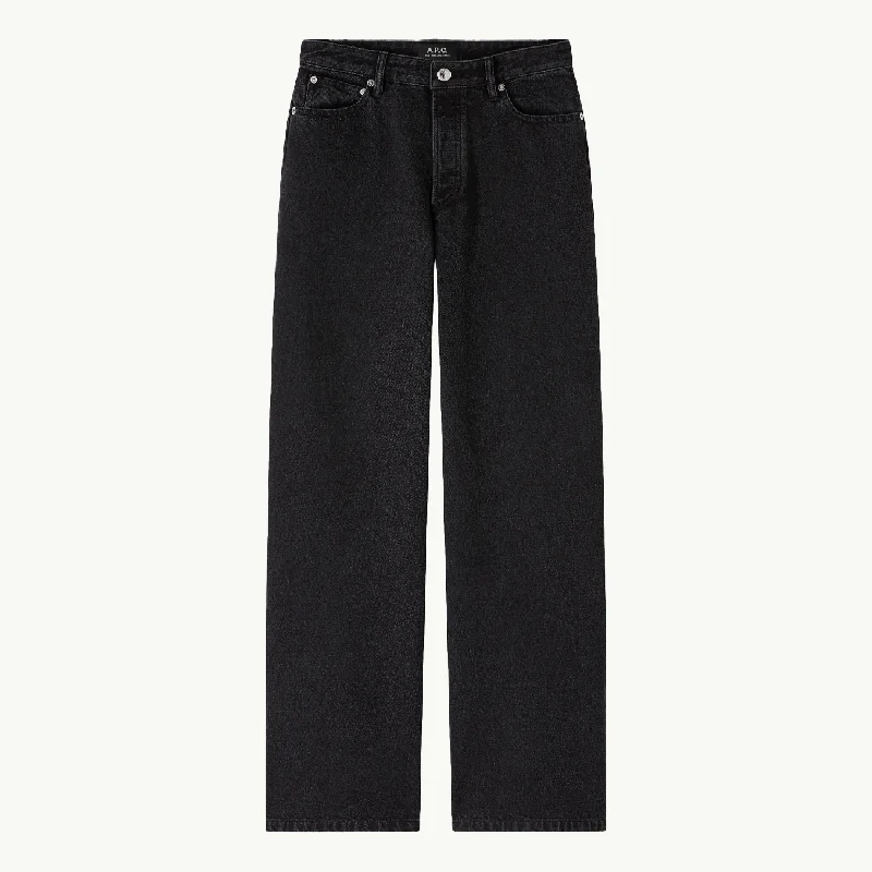 Women's Elisabeth Jean - Washed Black Stylish Tapered Fit Jeans