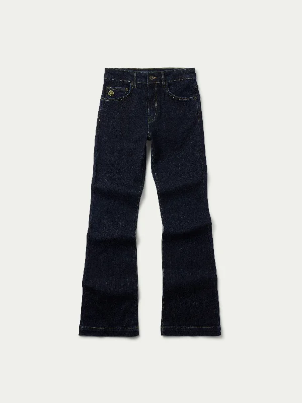 Dallas Jean Comfortable Distressed Straight-Leg Jeans