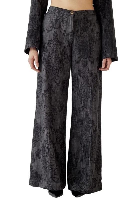 Flaire Tapestry Jean Stylish Plus Size Denim Jeans