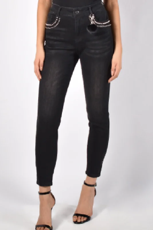 Frank Lyman Jean Casual Straight-Leg Jeans