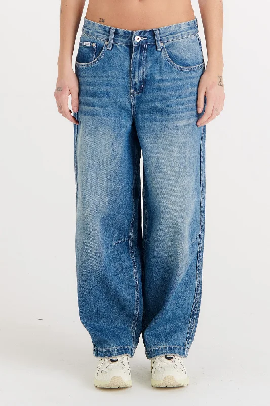 Goliath Jean Blue Fashionable Mom Jeans