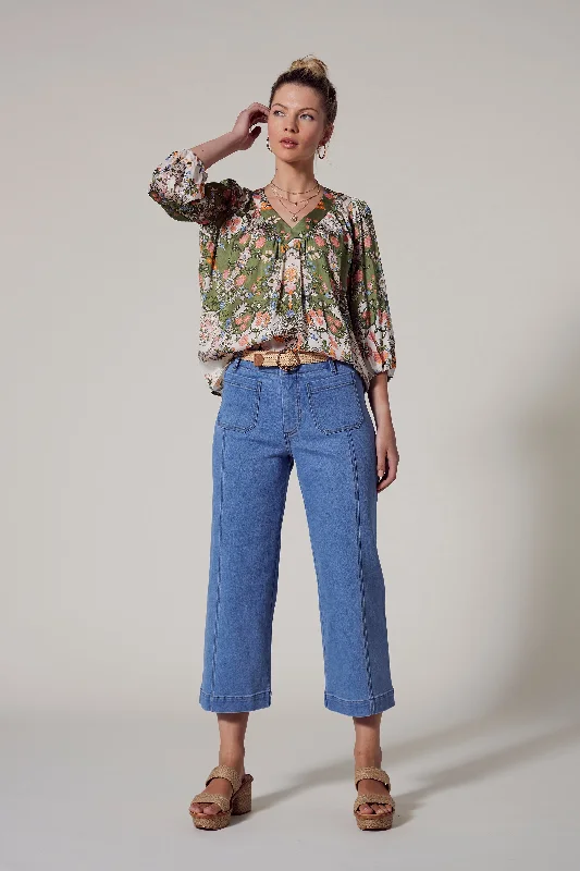HERA JEAN Casual High-Waisted Bootcut Jeans