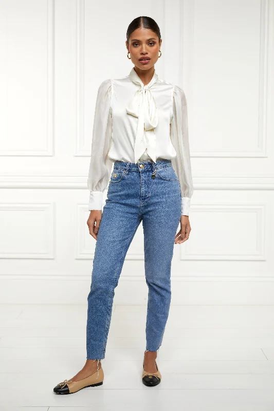 High Rise Slim Jean (Vintage Indigo) Stylish Plus Size Denim Jeans