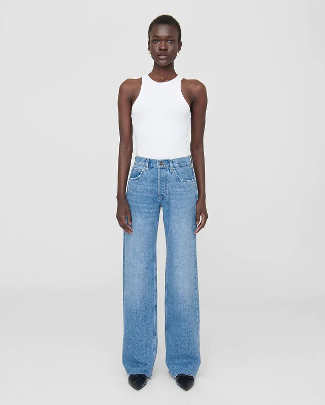 HUGH JEAN / PANAMA BLUE Chic Dark-Wash Skinny Jeans