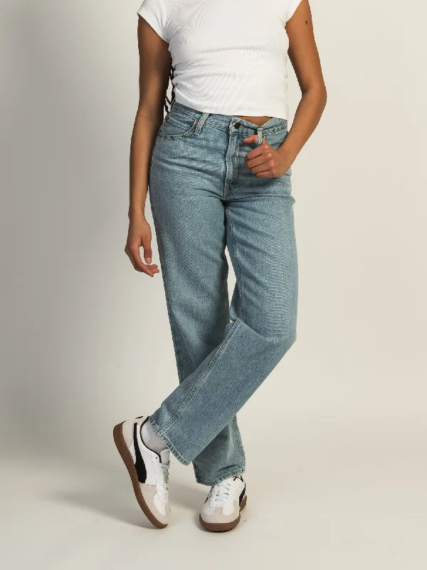 LEVIS DAD JEAN - THIS AND THAT Fashionable Raw Hem Bootcut Jeans