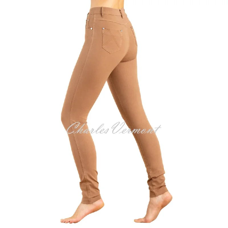 Marble Full Length Skinny Jean – Style 2402-208 (Tobacco) Classic Black Denim Jeans