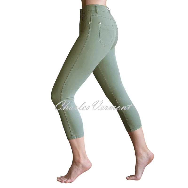 Marble Mid-Calf Cropped Leg Skinny Jean – Style 2412-123 (Khaki) Cozy Wide-Legged Jeans Marble Mid-Calf Cropped Leg Skinny Jean – Style 2412-123 (Khaki) Cozy Wide-Legged Jeans
