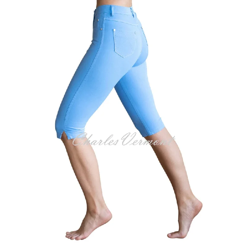 Marble Pedal Pusher Slim Leg Jean – Style 2409-213 (Powder Blue) Casual High-Waisted Bootcut Jeans Marble Pedal Pusher Slim Leg Jean – Style 2409-213 (Powder Blue) Casual High-Waisted Bootcut Jeans