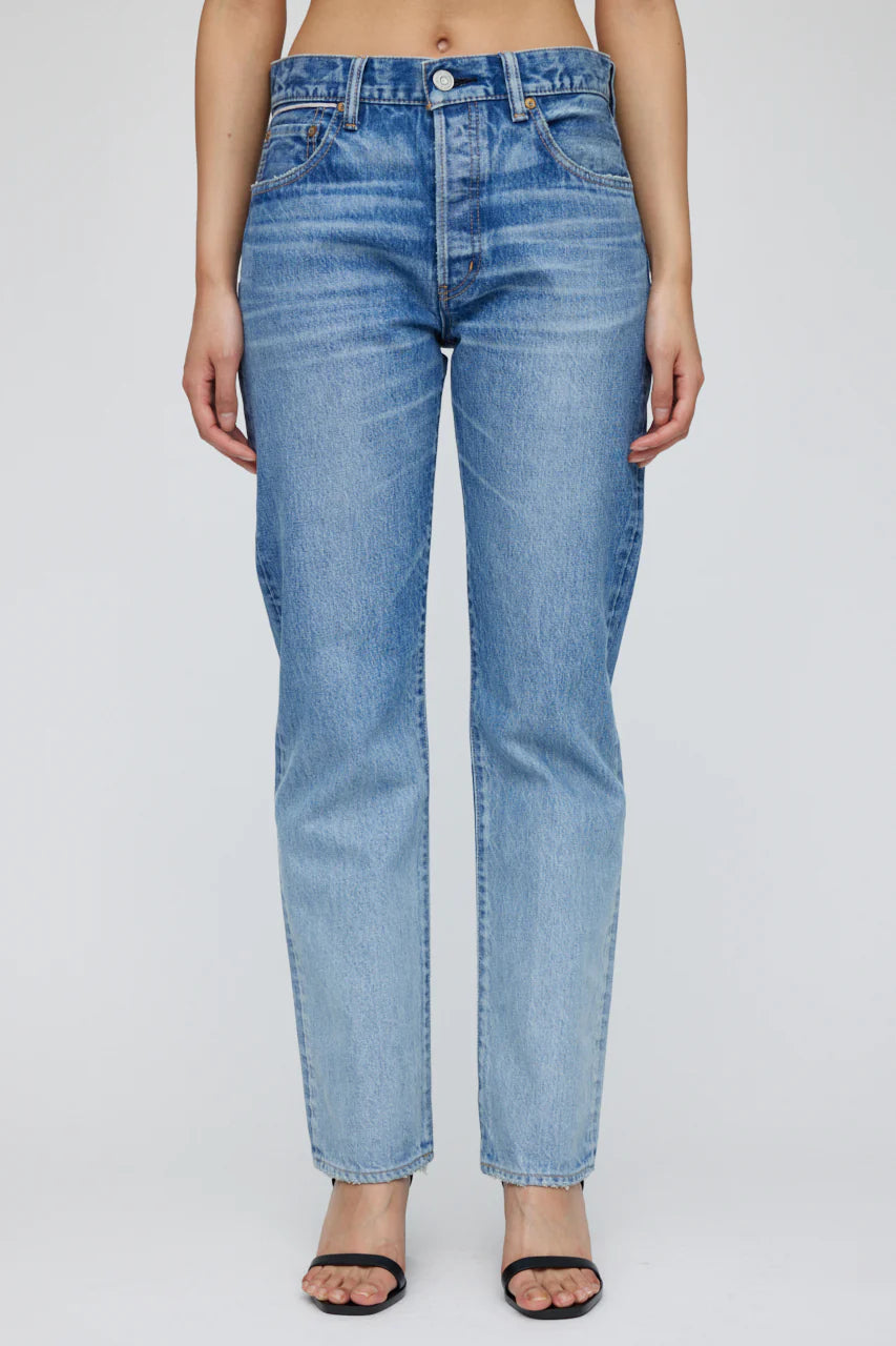 Moussy Sahlen Straight Jean Comfortable Flare Leg Jeans