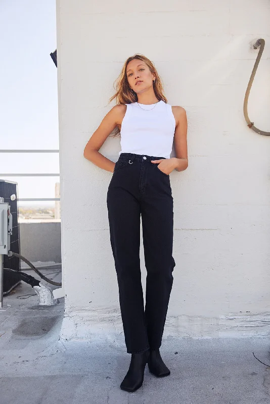 NICO STRAIGHT STAY JEAN Trendy Skinny High-Waist Jeans