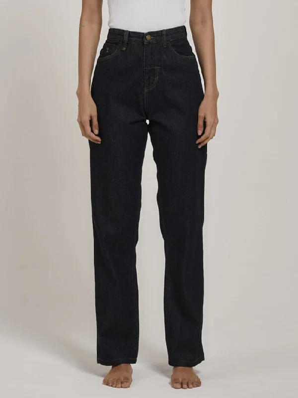 Pulp Jean - Raw Indigo Chic Double Waistband Jeans