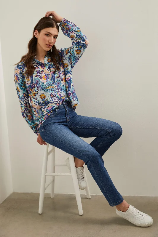 Push up slim fit jean Casual Wide-Legged Denim Jeans