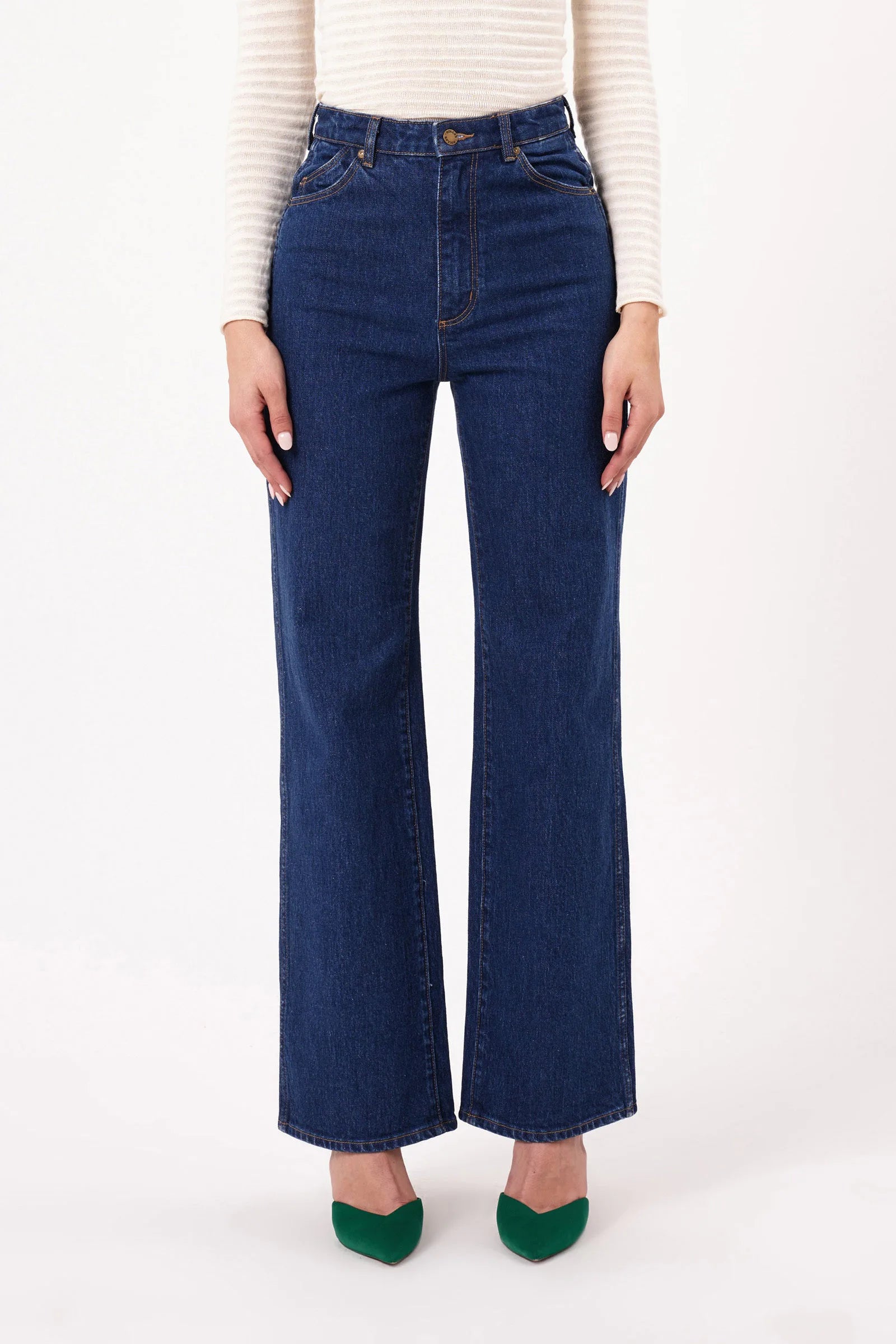 Rollas - Heidi Jean, Dark Stone Elegant Skinny Leg Jeans