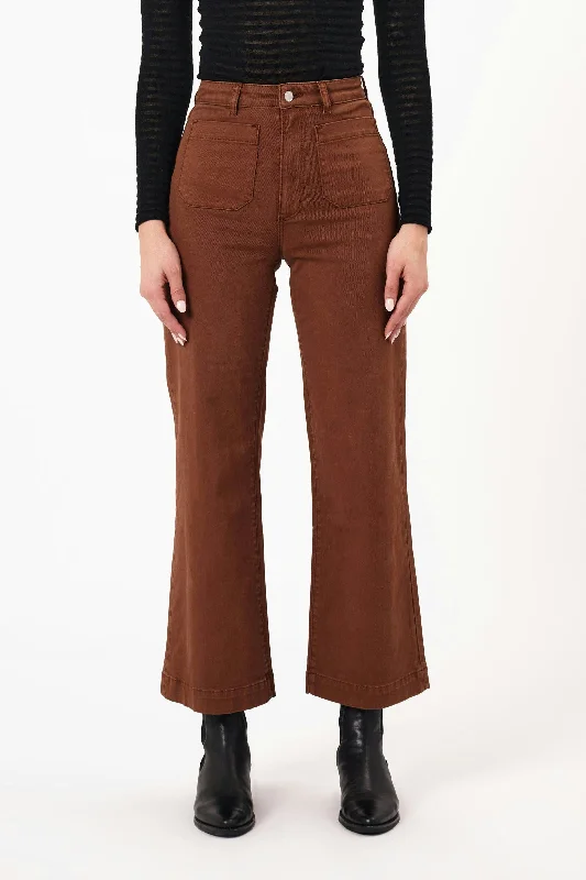 Rollas - Sailor Drill Jean, Bronze Comfortable Straight-Legged Denim