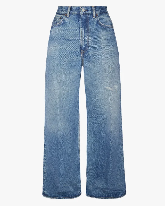 2022 Vintage Blue Jean Stylish Plus Size Denim Jeans
