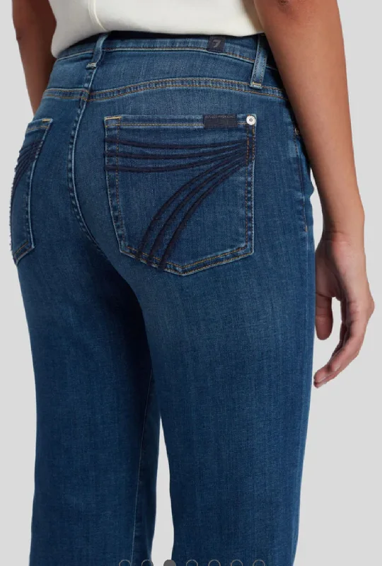 7 For All Mankind Tailorless Dojo Jean Stylish Paperbag Waist Denim