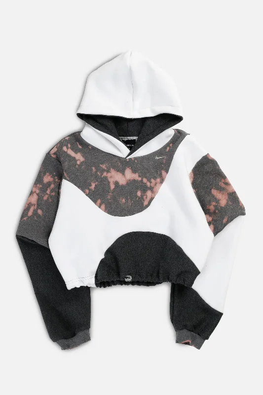 Rework Nike Wave Crop Sweatshirt - XS Hoodie Sweatshirt Pullover