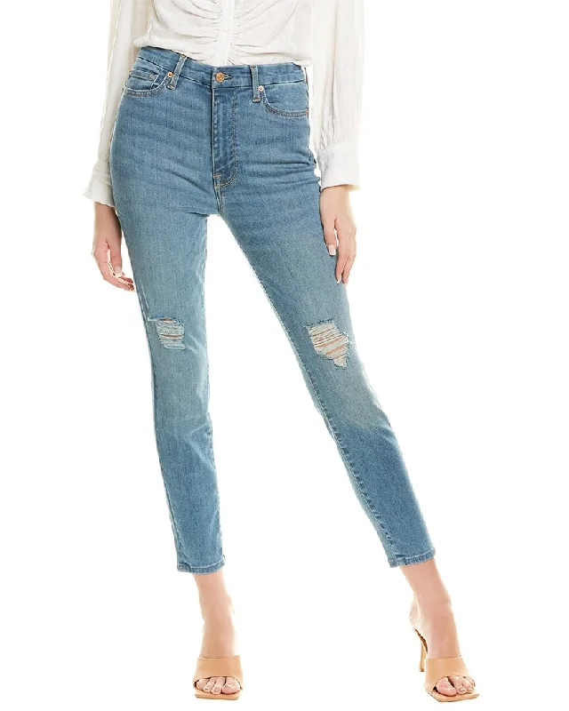 7 For All Mankind Aubrey Hewes Skinny Jean Trendy Bootcut High-Waisted Jeans