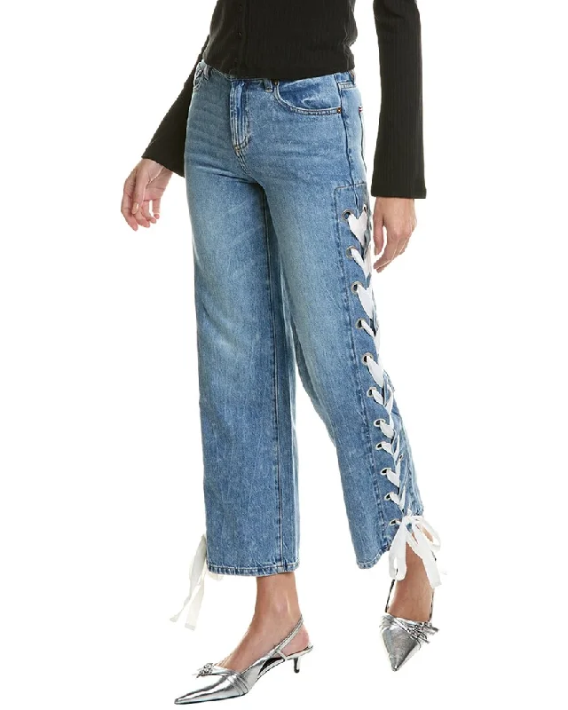 Alice + Olivia Reita Jean Stylish High-Waist Skinny Denim