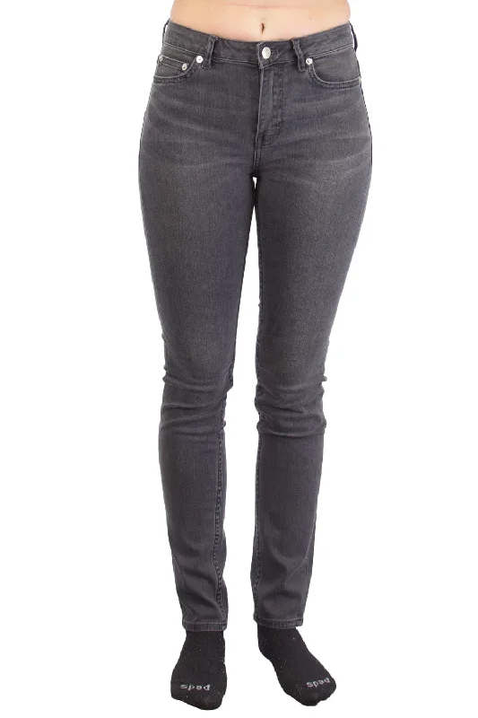 BLK DNM Women's Fulton Black Slim Jeans #WJ270101 $215 NWT Trendy Layered Pocket Jeans