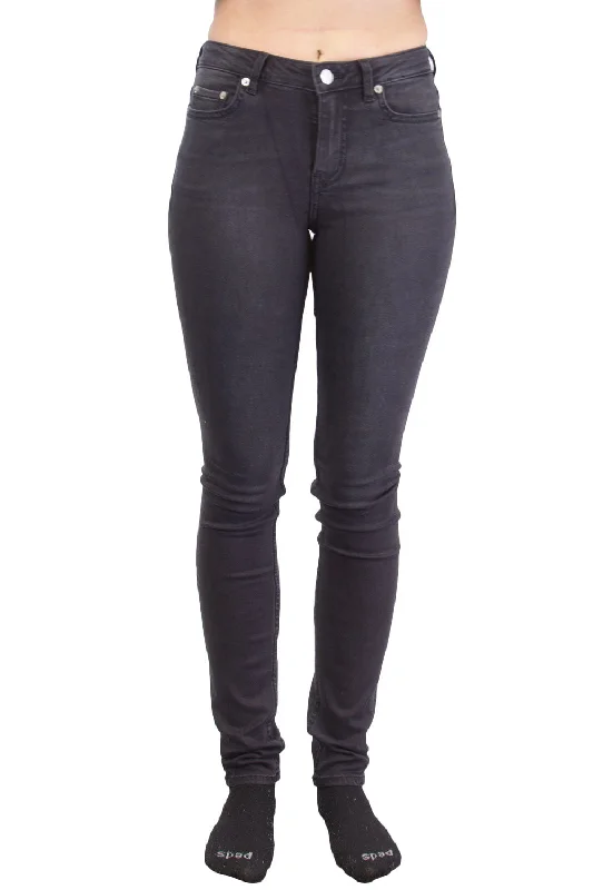 BLK DNM Women's Grace Black Midrise Skinny Jeans #WJ610102 $215 NWT Comfortable Boyfriend Jeans