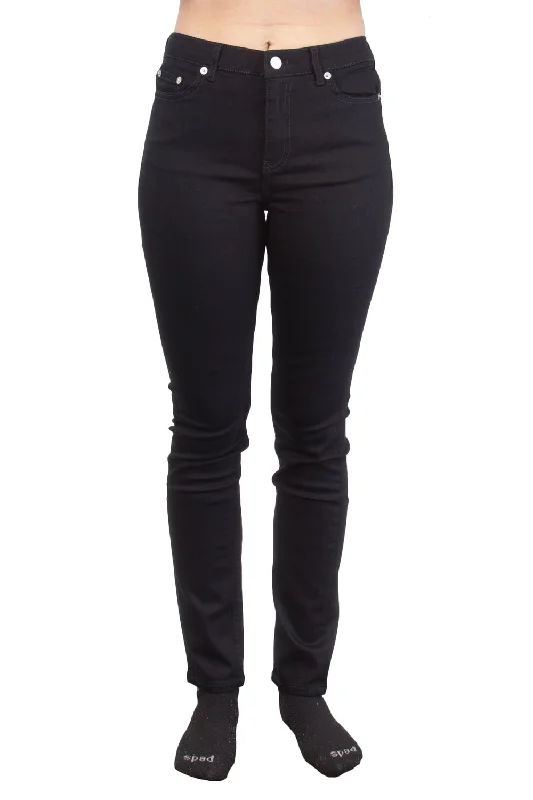 BLK DNM Women's Monroe Black 5 Pocket Jeans #WJ350404 $215 NWT Trendy Bootcut High-Waisted Jeans