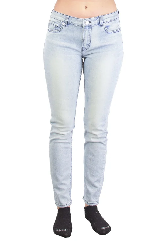 BLK DNM Women's Noel Blue Straight Jeans #WJ411301 29x30 $215 NWT Fashionable Raw Hemmed Jeans