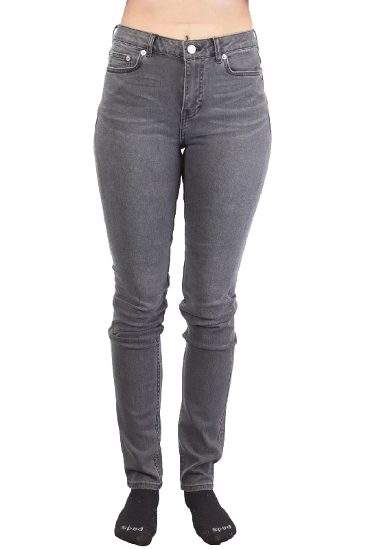 BLK DNM Women's Staple Grey Slim Jeans #WJ350501 27x34 $215 NWT Chic Vintage-Inspired Denim Jeans