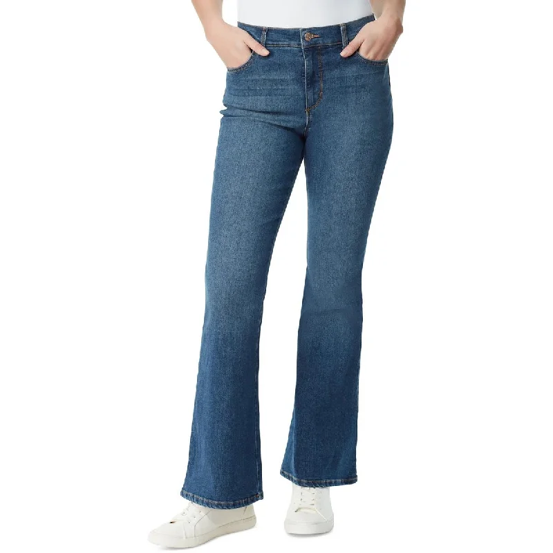 Gloria Vanderbilt Womens High Rise Medium Wash Bootcut Jeans Trendy Colored Denim Jeans