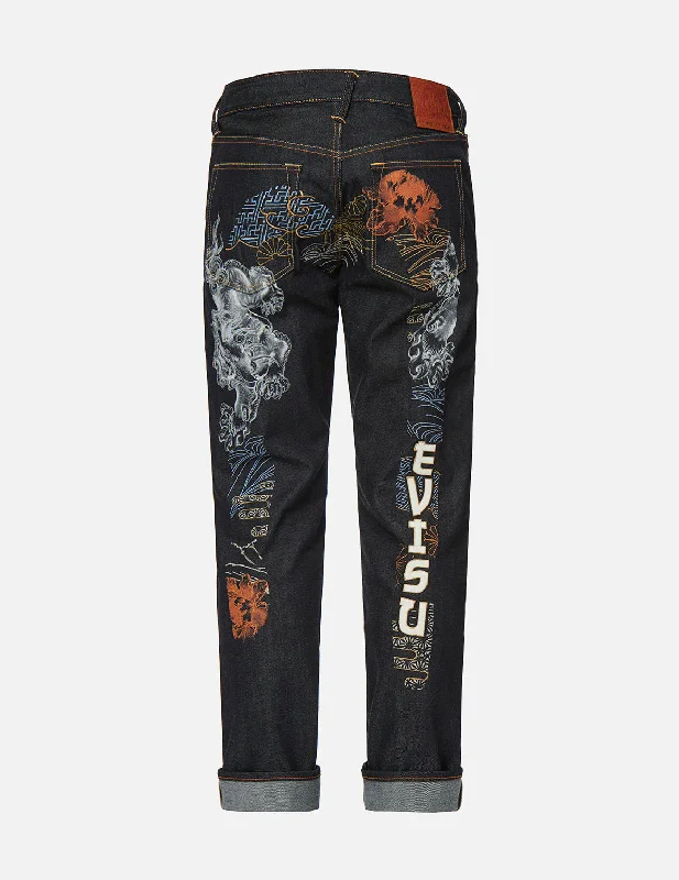 Komainu and Japanese-pattern Daicock Carrot Fit Jeans #2017 Trendy Paperbag Waist Jeans