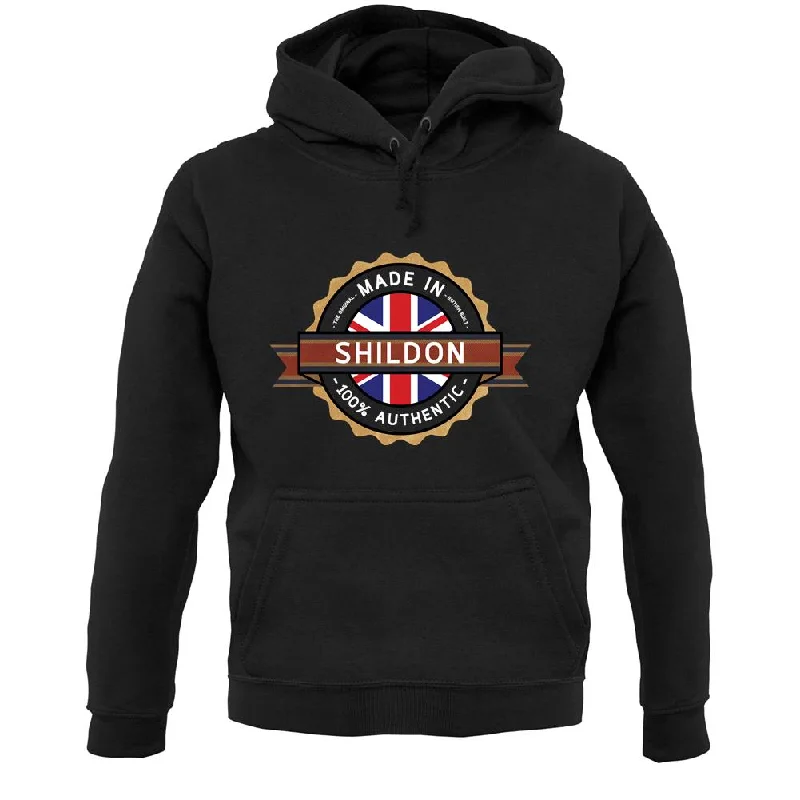 Made In Shildon 100% Authentic Unisex Hoodie Hoodie with Oversized Fit Loose Comfortable