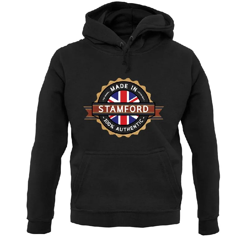 Made In Stamford 100% Authentic Unisex Hoodie Hoodie with Illustration Artistic Creative