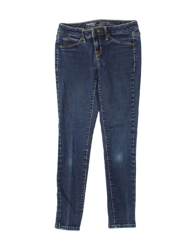 MOSSIMO Womens Mid Rise Jegging Jeans US 00 2XS W24 L27 Blue Elegant Wide-Leg Jeans