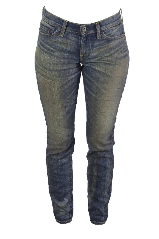 SIMON MILLER Women's Vintage Indigo Skinny Jeans W001 $290 NWT Stylish High-Rise Mom Jeans