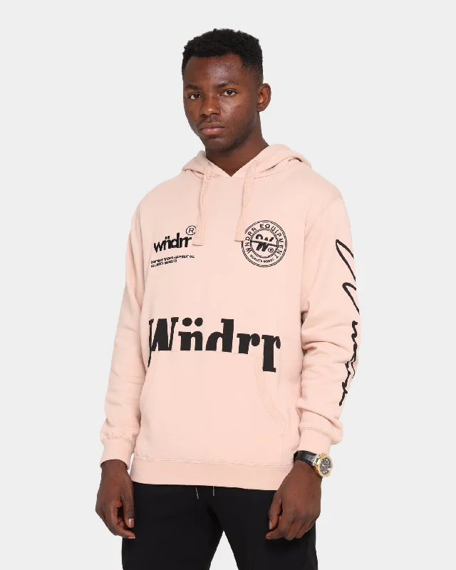 WNDRR Bounty Sweat Hoodie Sand Hoodie with Metallic Shiny Futuristic