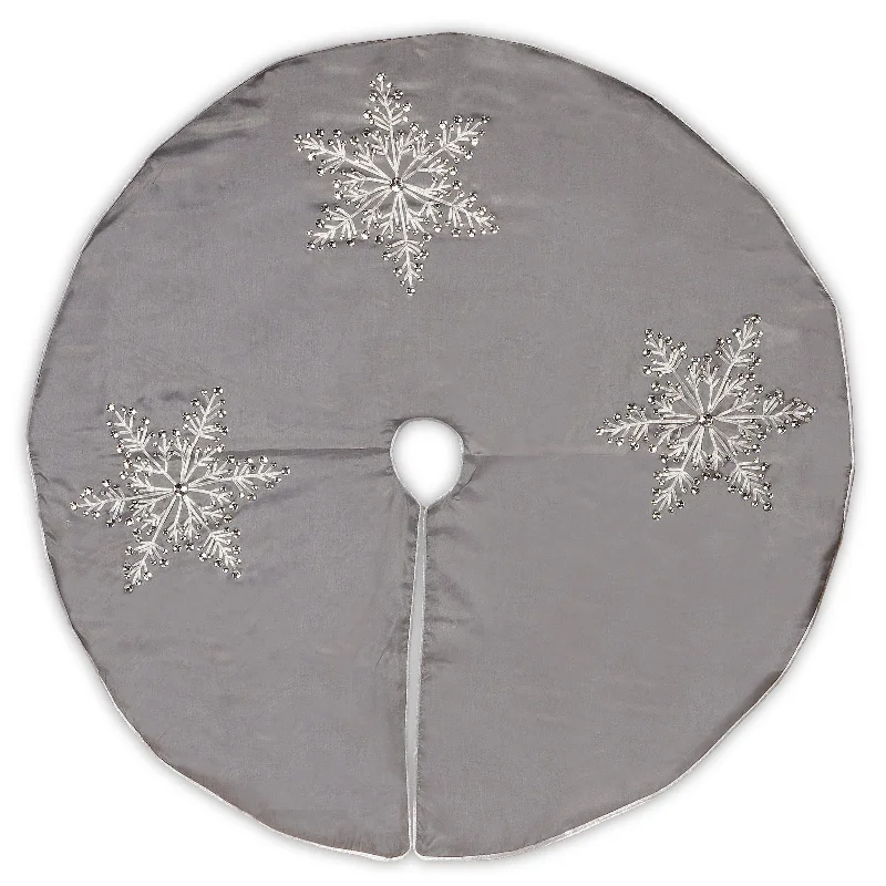 42 in Snowflake Tree Skirt cashmere skirt fine