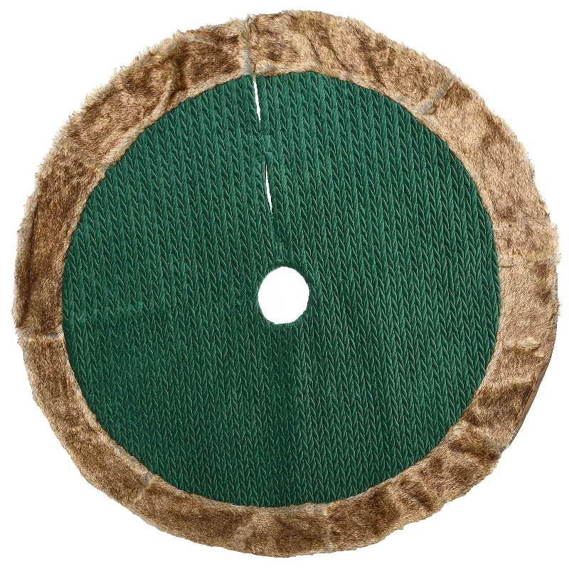 48 in. Rural Homestead Collection Quilted Tree Skirt casual skirt length
