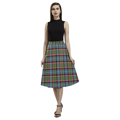 Aikenhead Tartan Aoede Crepe Skirt cashmere skirt plush
