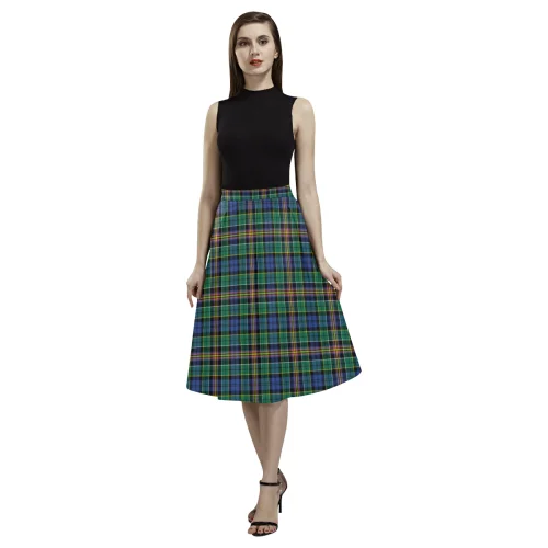 Allison Tartan Aoede Crepe Skirt lace skirt delicate
