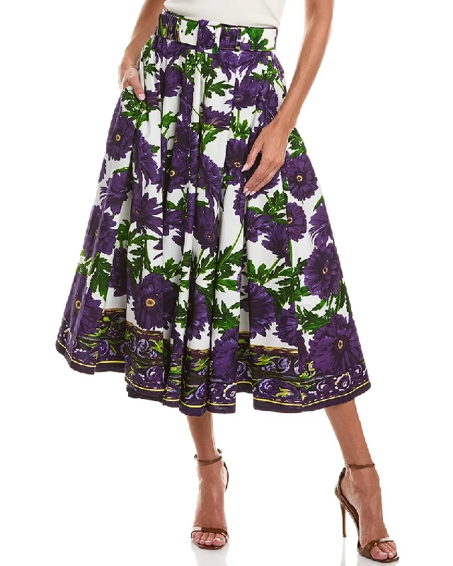 Samantha Sung Gigi Skirt A-Line Skirt silk skirt lustrous