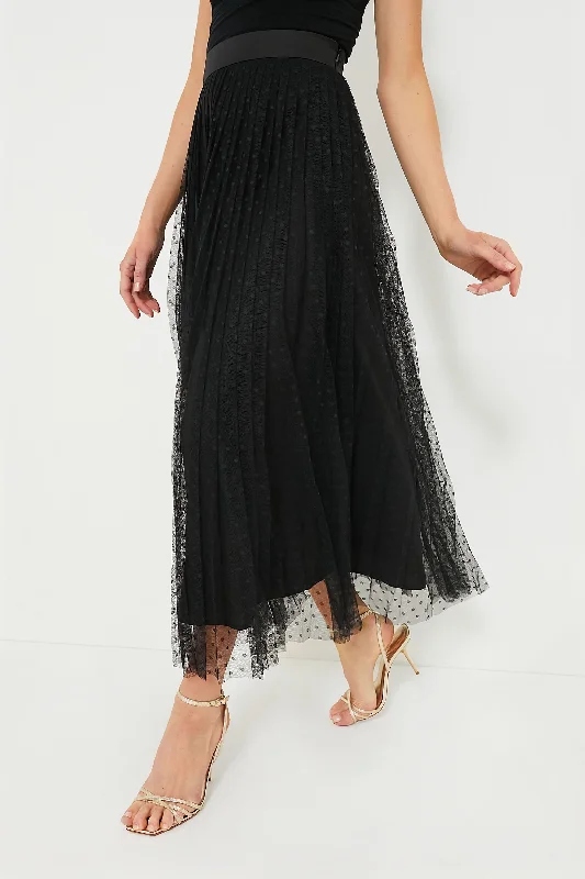 Black Tulle Kirsten Skirt lace skirt delicate