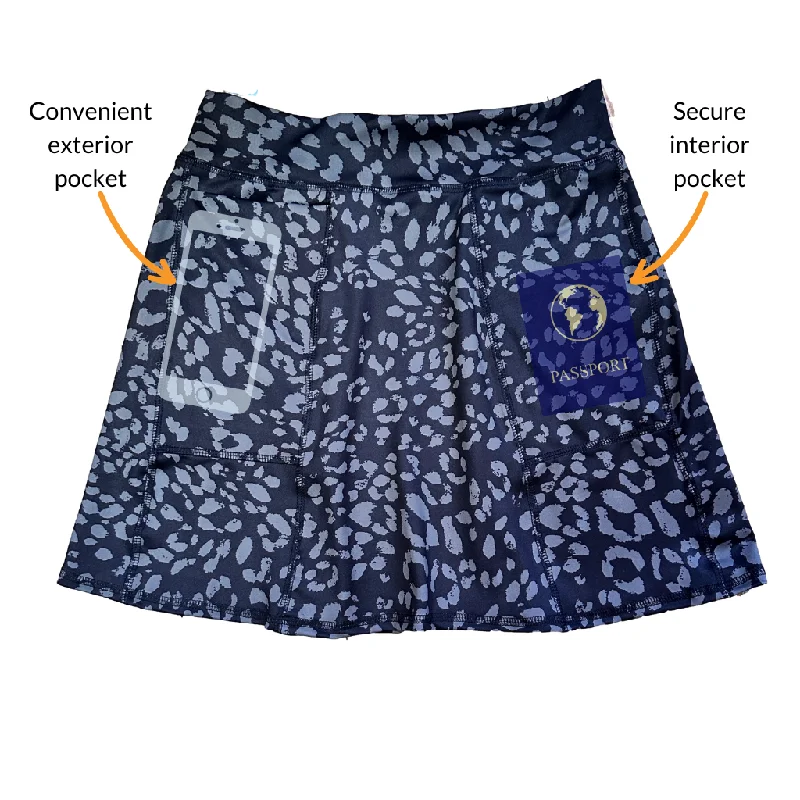 Flirty Pocketed Skirt modal blend skirt