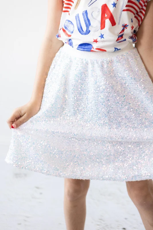 SALE Disco Sequin Twirl Skirt lace skirt intricate