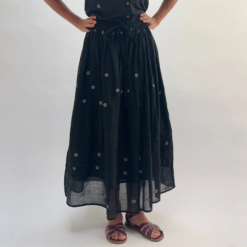 DVAA | Melody Skirt in Black modal blend skirt