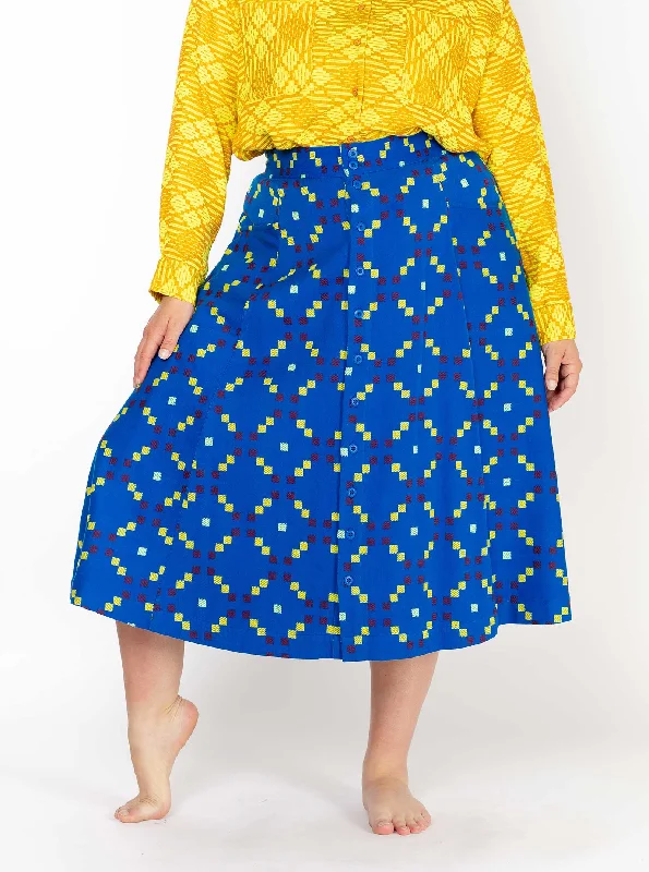 gertie skirt | pre fall 24 | show linen skirt light